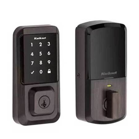 KWIKSET Kwikset: Halo SmartKey Electronic Touchscreen Keyless Entry Deadbolt with WiFi / Venetian Bronze KWS-939-WIFI-TSCR-11P